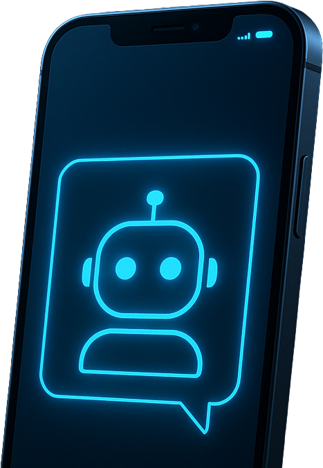 Phone chat bot interface